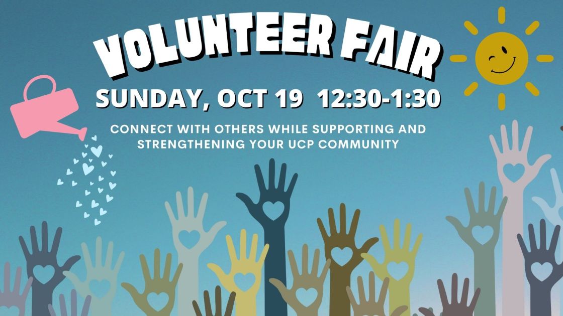 sunday volunteer appreciation volunteer fair slide